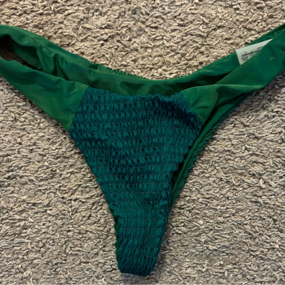 Zaful Emerald Green Women's Sm Swim Bottom Like New